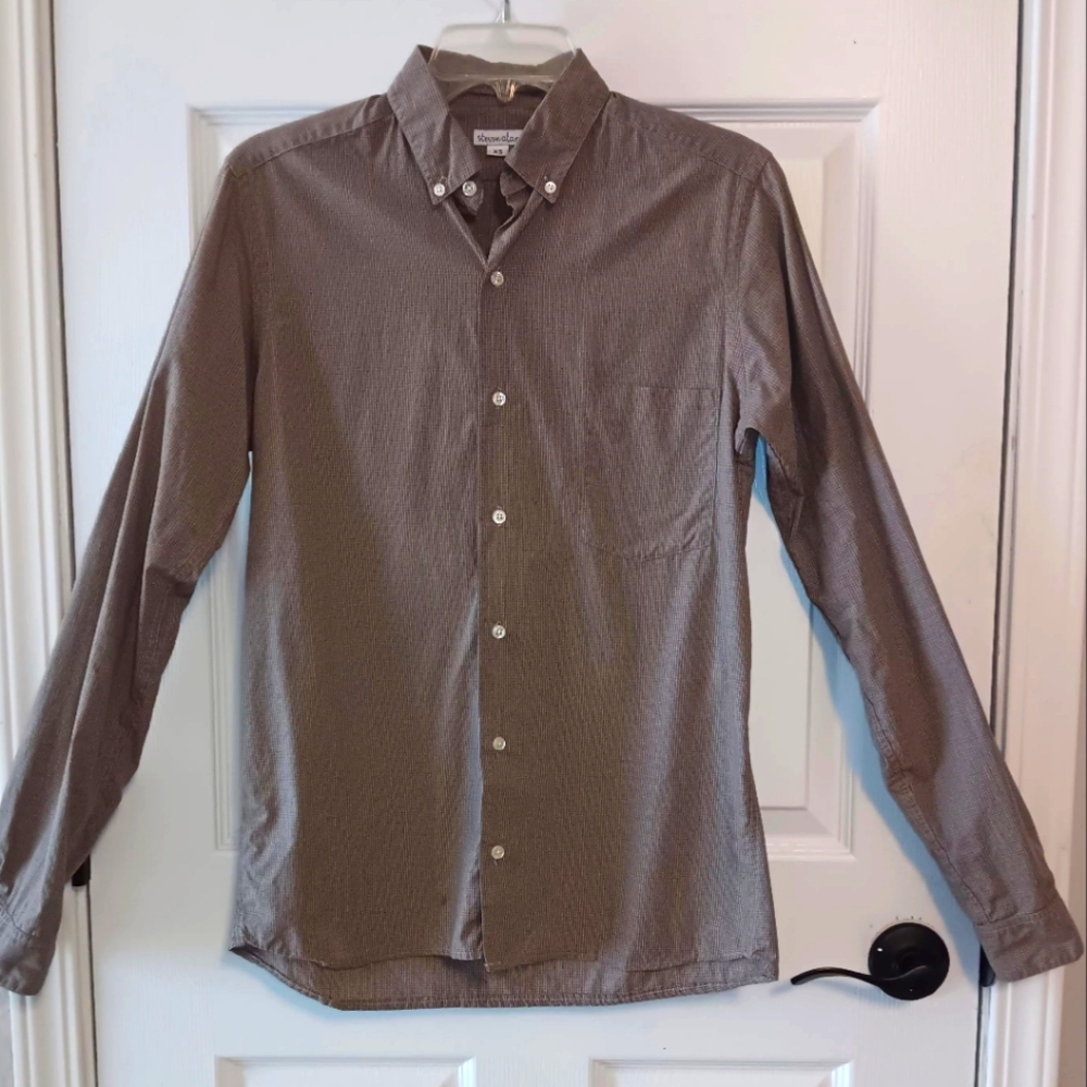 Steven Alan Single Needle Men's Long Sleeve Shirt - Picture 1 of 6